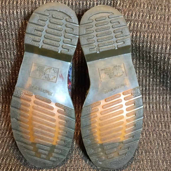 Rare Auth Dr. Martens Floral Flower Sneakers Shoes - Picture 4 of 6